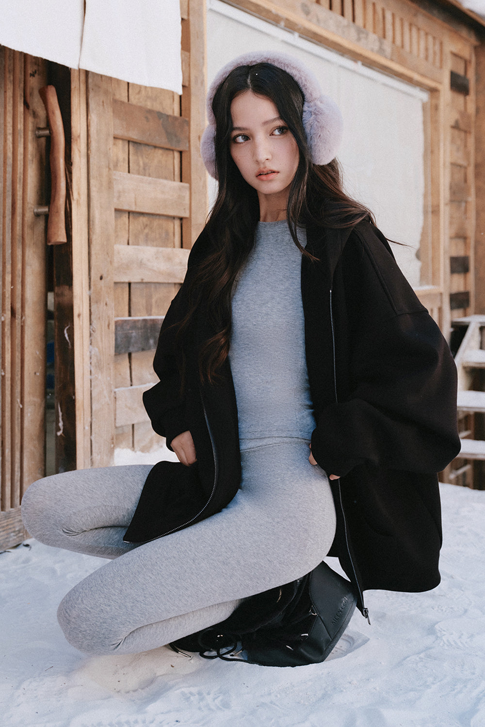 Airy Heater Zip Hooded Jacket