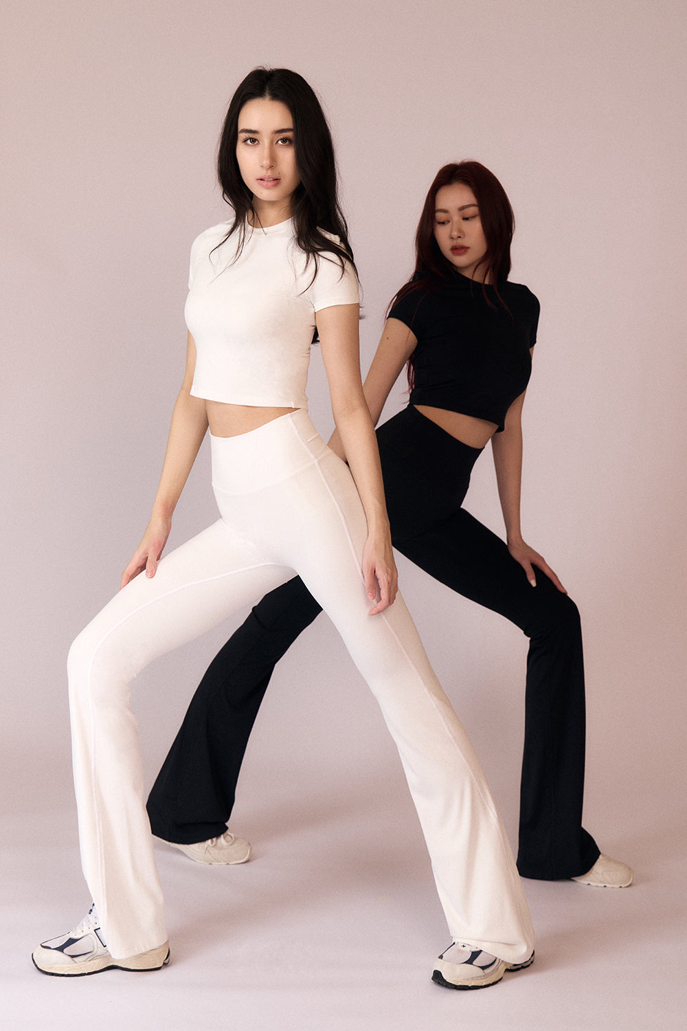 Ruched Back Flare Pants
