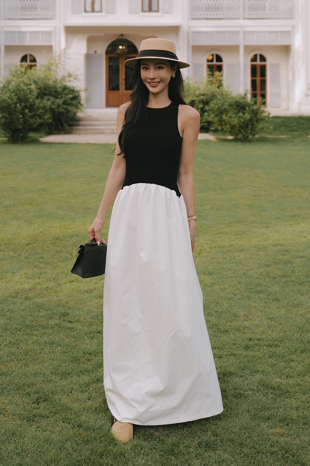 Wrinkle-Resistant Cami Maxi Bra Dress