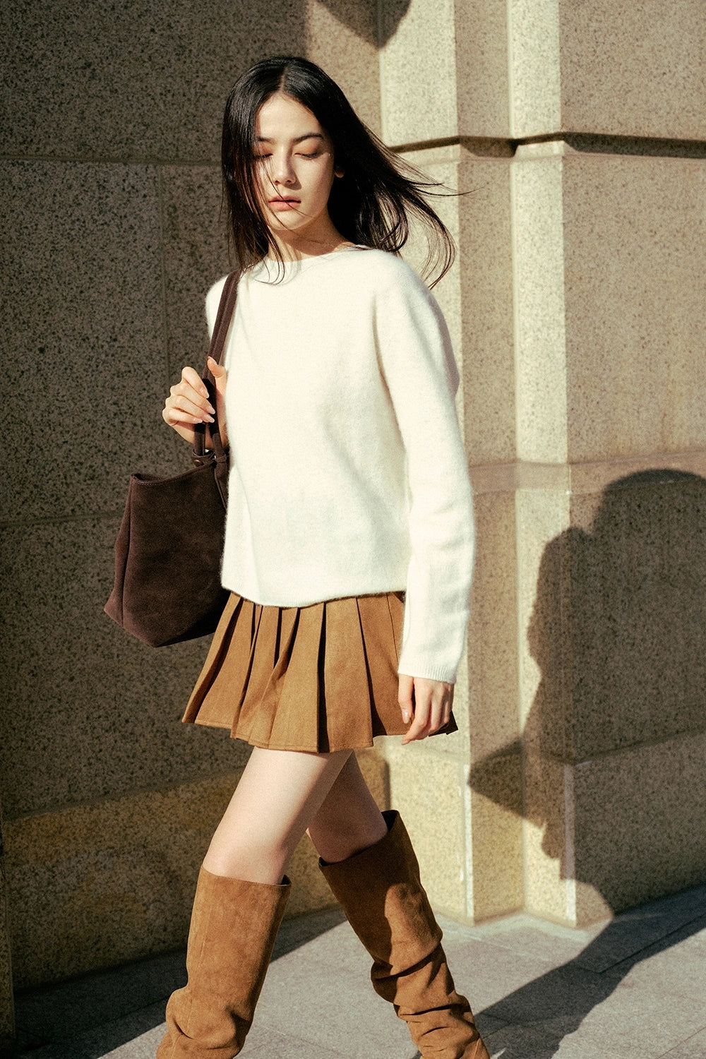 Classic Wool-Cashmere Sweater