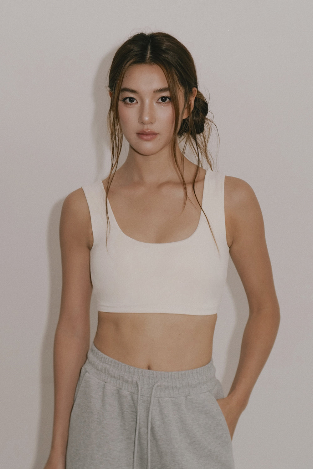 AIRY BACK LINE BRA TOP