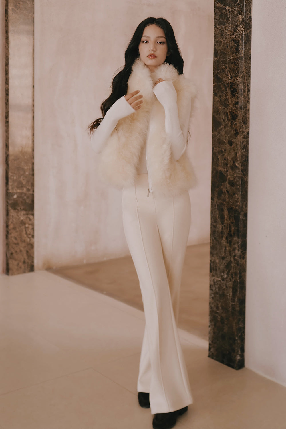 Wool Perfect Legs Sculpting Flare Pants