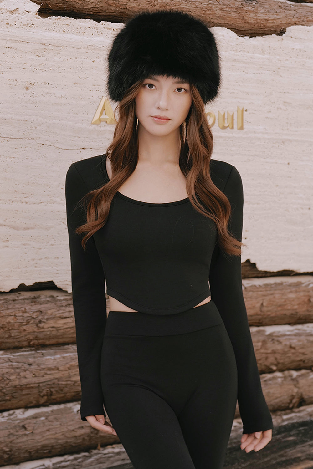 Instant heater round neck bra top