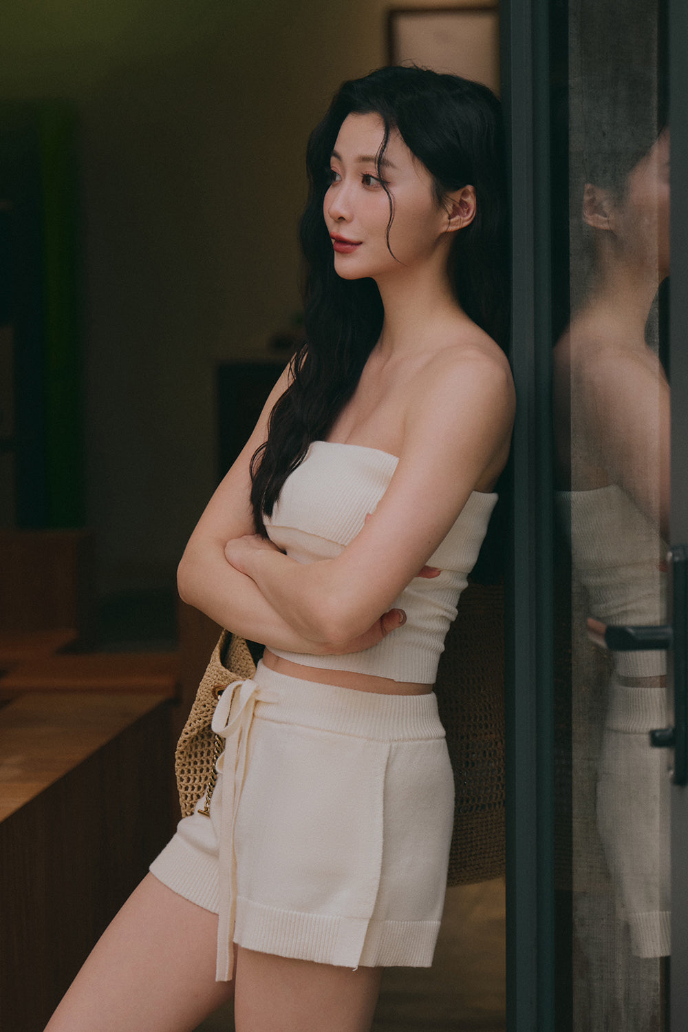 Gentle Touch Knit Strapless BraTop