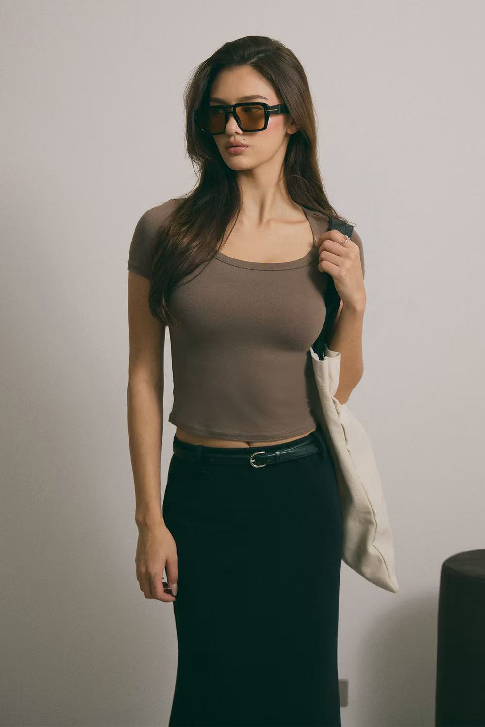 Air Touch U-Neck Short Sleeve Top