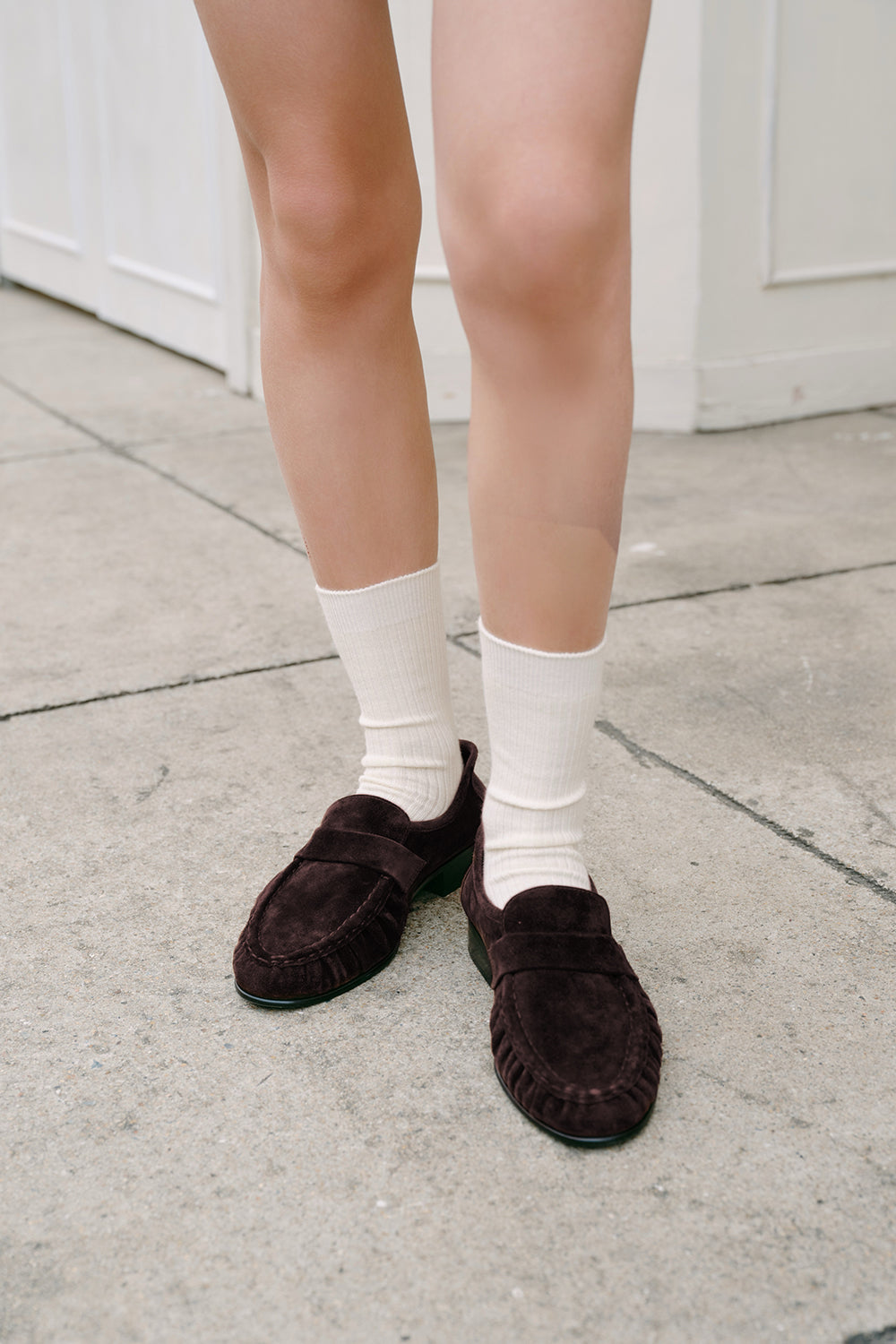 Suede Leather Loafers