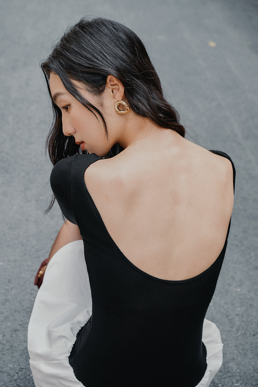 Wrinkle-Resistant Long Sleeve Mini Bra Dress