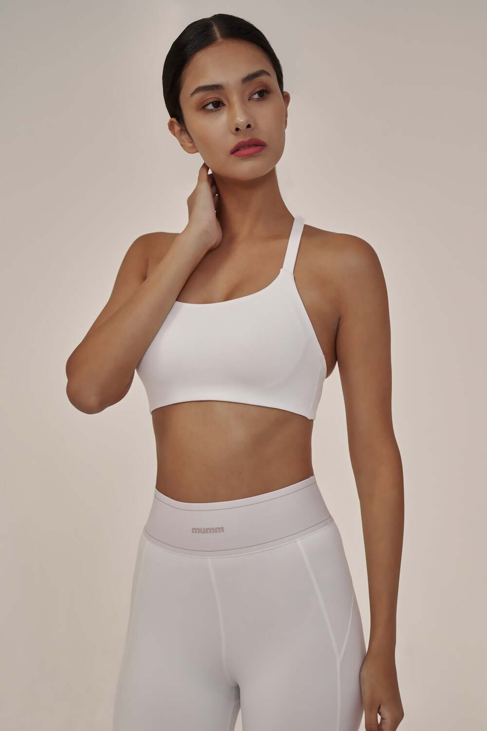 ELASTIC CROSS BACK BRA TOP