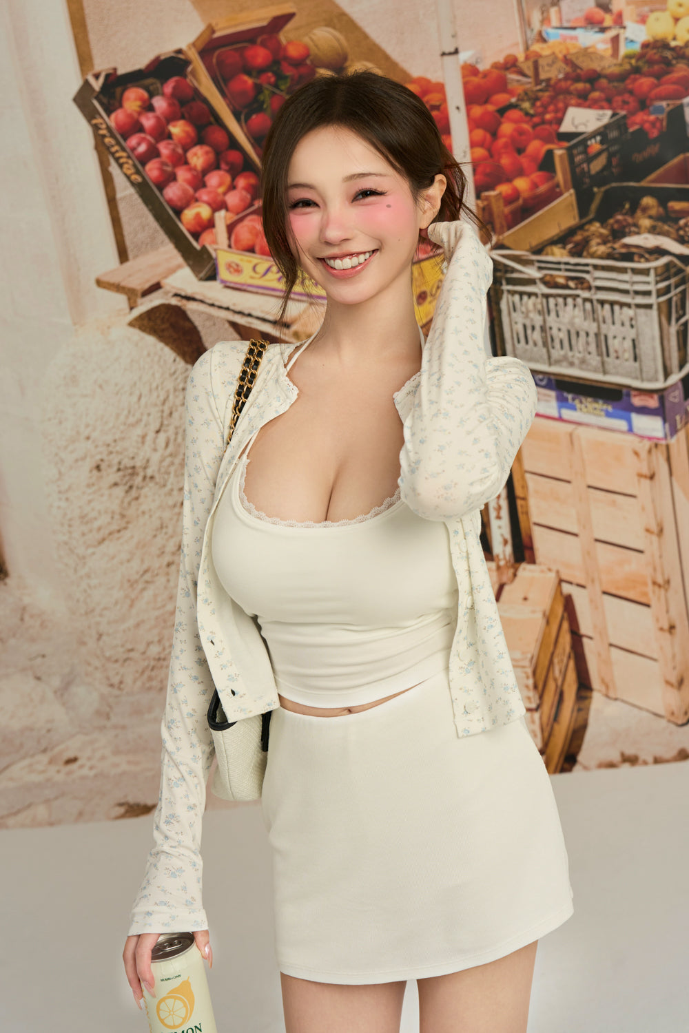 Pure Button-Up Long Sleeve Top