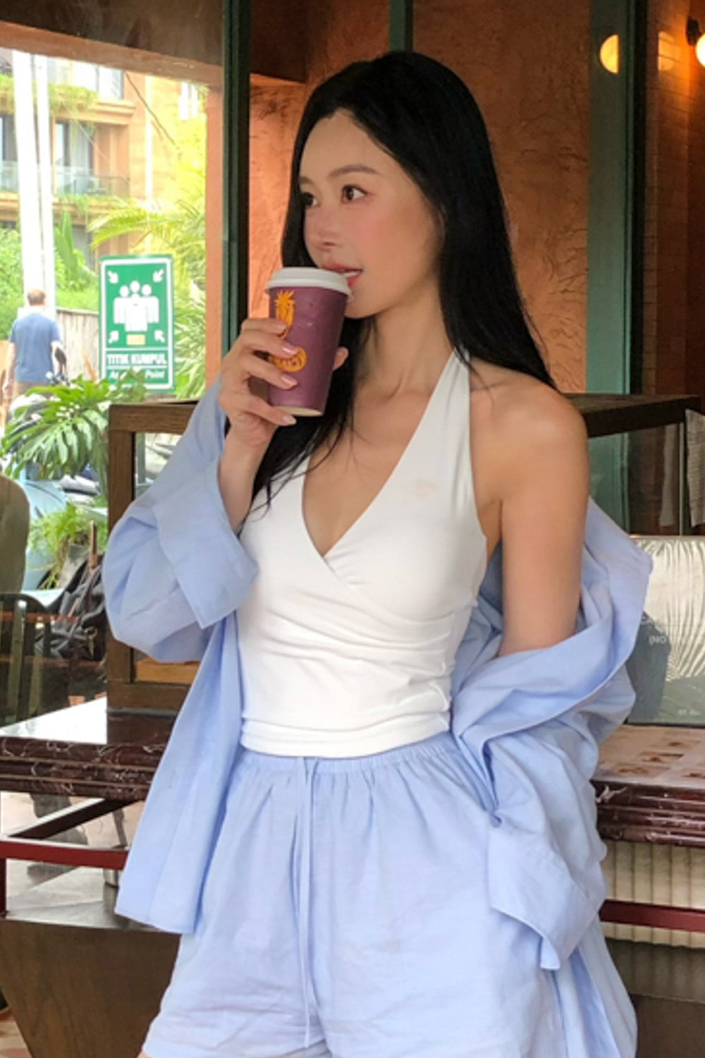 mumm SOFT 2.0 Surplice Halter Bra Top