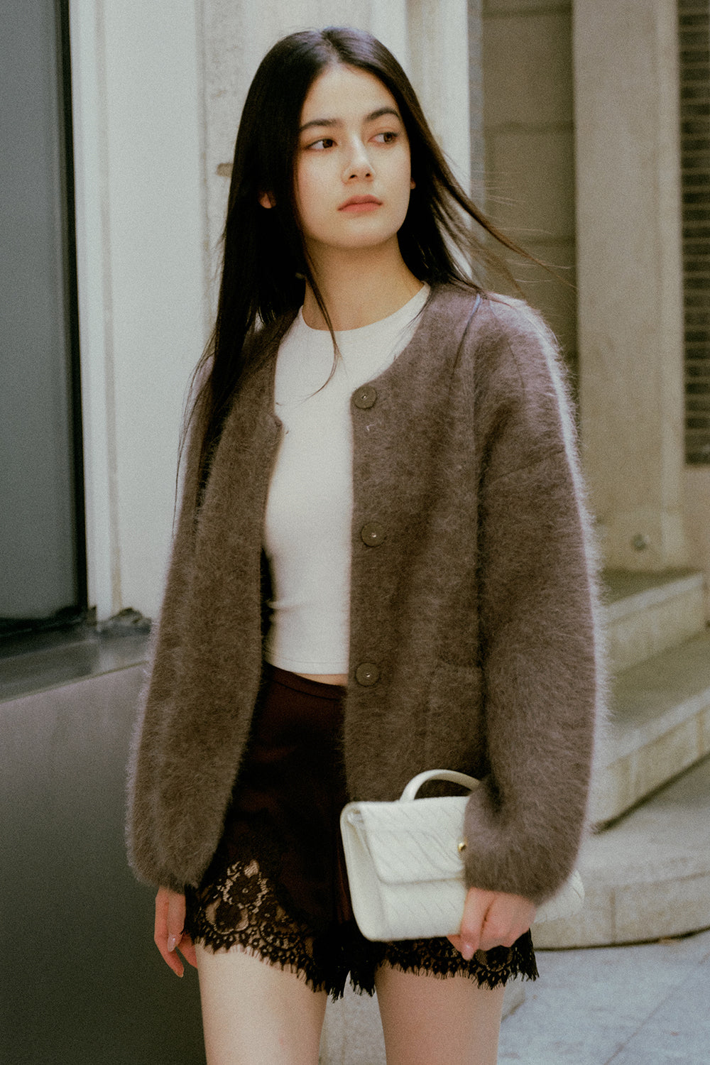 Elegant Rib Warmth Long Sleeve Top