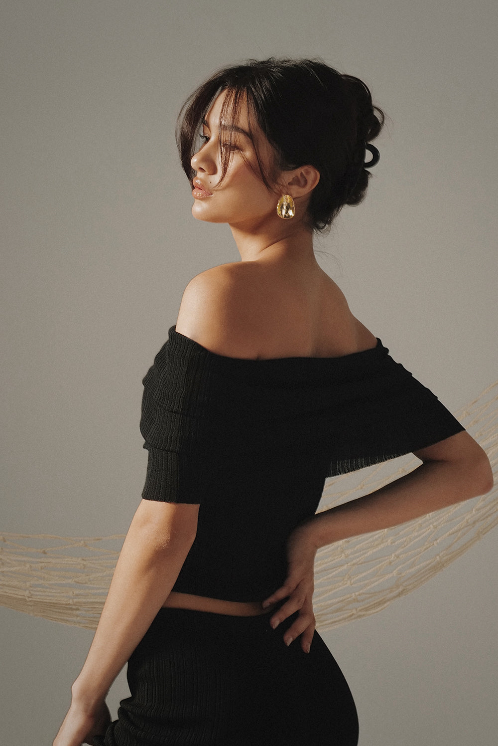 LYOCELL Off-Shoulder Sleeveless BraTop