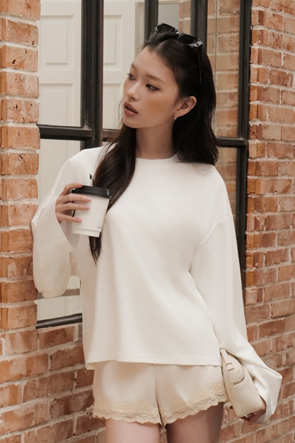 Stain-Resistant Long Sleeve Tee