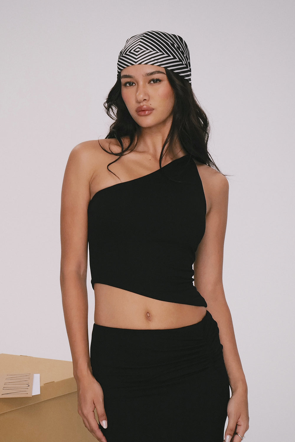 Soft Stretch One-Shoulder BraTop
