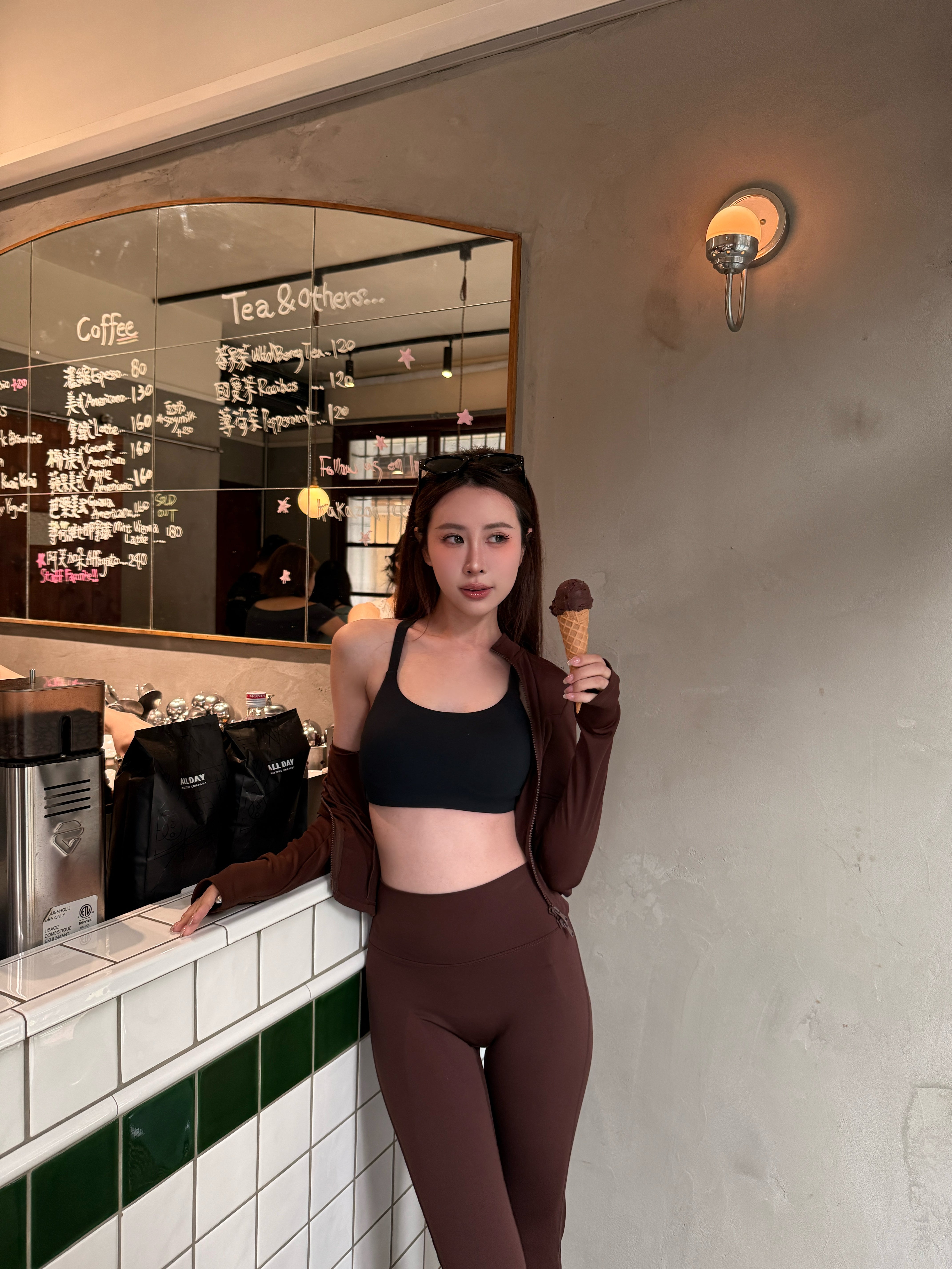 ELASTIC CROSS BACK BRA TOP