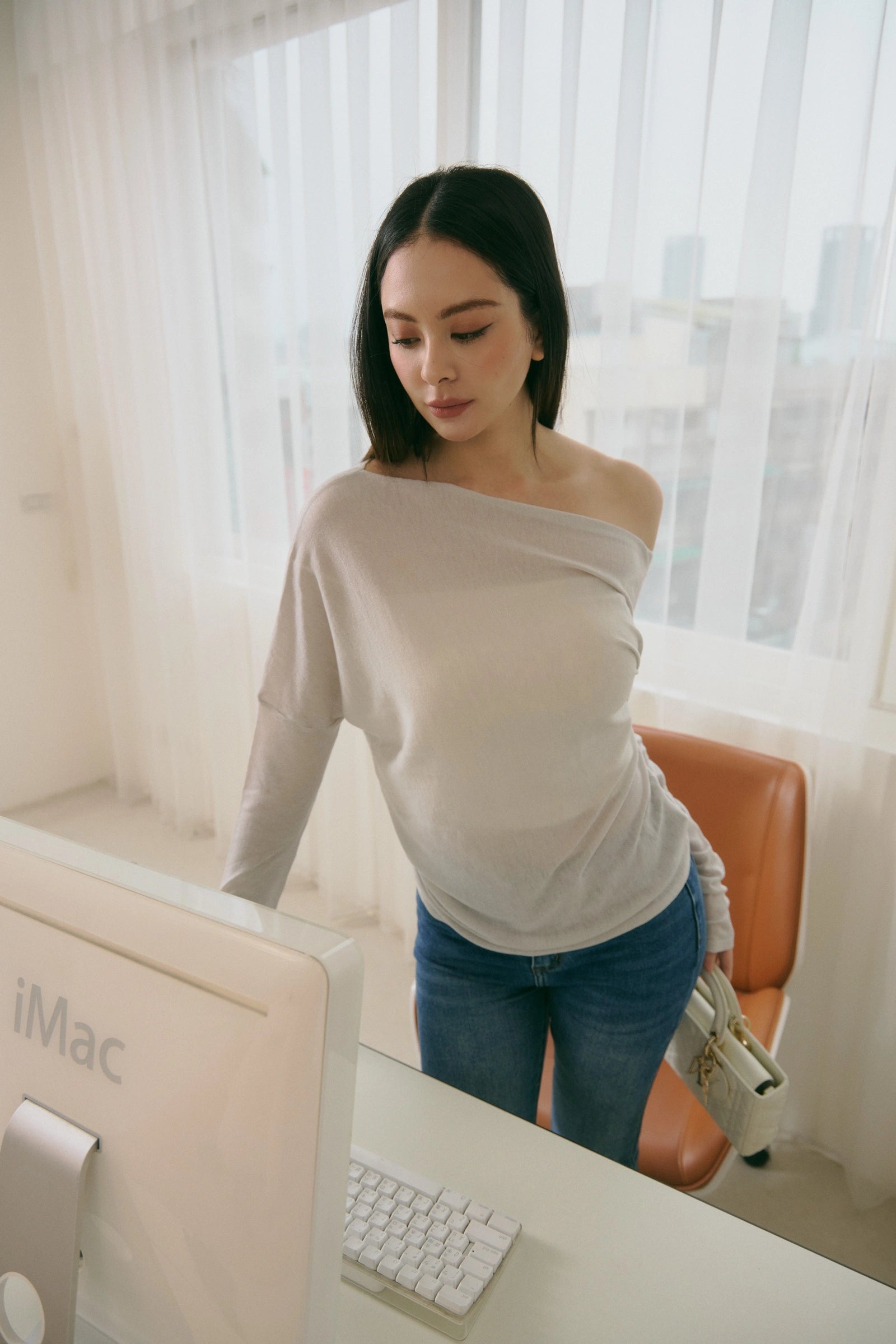 Fatal Line Knit Top